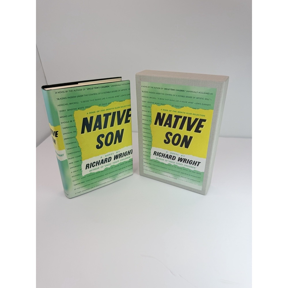 Brand New Native Son by Richard Wright First Edition Library Slipcover
